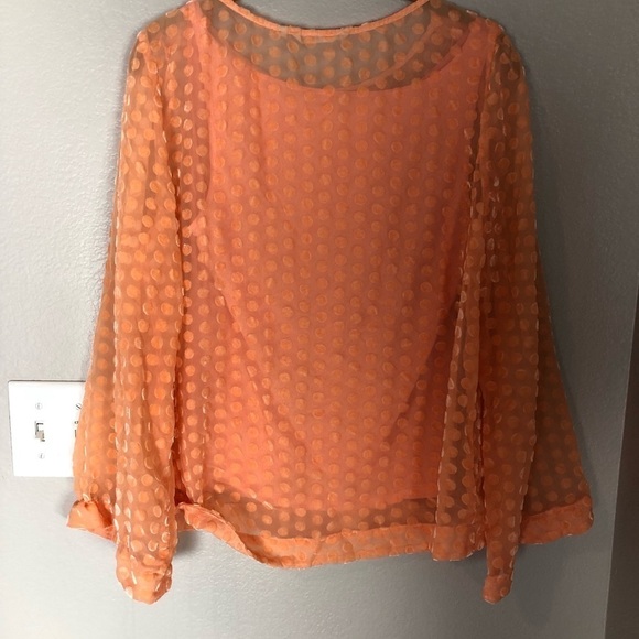 Soft Surroundings Dulce Polka Dot Blouse Small - Picture 2 of 8